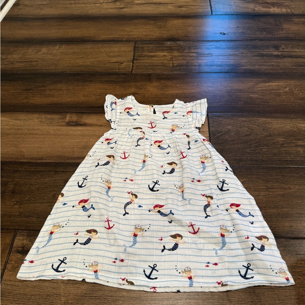 Mud pie, Muslin mermaid sundress size 4T